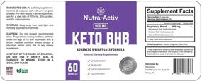 img 1 attached to Nutra Activ Keto Bhb 60 Count