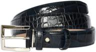 italian men's accessories and belts with exquisite crocodile pattern by pasquale cutarelli logo