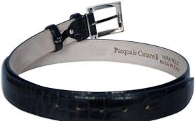 img 1 attached to Italian Men's Accessories and Belts with Exquisite Crocodile Pattern by Pasquale Cutarelli