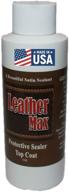 🔝 enhanced leather max top coat satin finish sealer: ideal for all leather types or post-application of leather refinish color restorer. logo