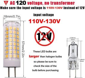 img 3 attached to 💡 35 Watt GY6 Bi-Pin Dimmable Halogen LED Bulb - Equivalent to Halogen Lights