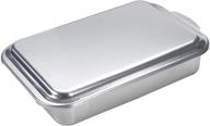 🎂 nordic ware классический противень для торта 9x13 с крышкой из металла для улучшенного опыта выпечки. логотип