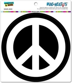 img 1 attached to Peace Sign Symbol White Black