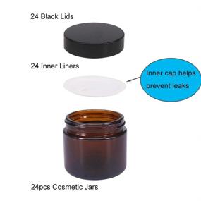 img 2 attached to 💄 BPFY Refillable Cosmetic Jewelry Containers