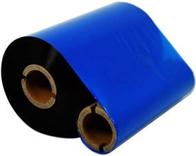 img 4 attached to DEFMATE Black 2.52"x1476' (64mmx450m) Thermal Transfer Wax Ribbon Core 1" - Ideal for Zebra, TEC, DATAMAX, INTERMEC, Avery, Citizen, SATO, TSC, GODEX, ARGOX, BEIYANG, POSTEK Desktop Printers: Enhancing Product Name for Better SEO