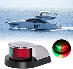 img 4 attached to 🚤 Obcursco Marine LED Navigation Light: Top-Notch Boat LED Bow Light for Pontoon, Skiff, and Small Boat