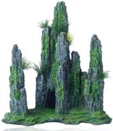 🏞️ aquarium mountain view stone ornament tree rock cave landscape - large artificial fish tank decoration логотип