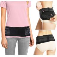 🏋️ gjkj sacroiliac si hip belt - ultimate solution for sciatica, pelvic, lower back, lumbar and leg pain. si joint support for women and men. anti-slip sciatic nerve hip brace support (type001) логотип