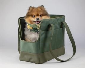 img 4 attached to 🐾 Oskar & Friends Fully Enclosed and Discreet Pet Carrier for Small Dogs, Cats, and Puppies - Dog Tote Bag, Dog Purse for Everyday Pet Transportation, Run Errands without Leaving Your Beloved Pet at Home