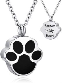 img 4 attached to Murinsar Dog Cat Paw Jewelry Forever