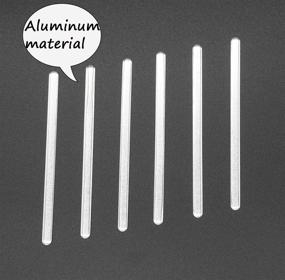 img 2 attached to Pack of 50 Sewable Nose Bridge Strips Wire for Face Masks - Non-Adhesive, Rust-Free, Washable - Ideal for Handmade Cotton Cloth Masks