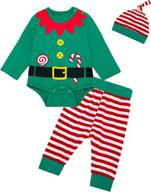 stylish & festive: christmas clothes costume outfit in green logo