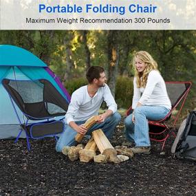 img 3 attached to Portable Ultralight Backpacking Foldable Festival（Blue）