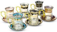 retro moroccan decorative glassware for drinks логотип