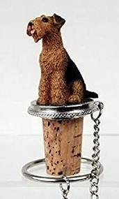 img 1 attached to Conversation Concepts Airedale Bottle Stopper