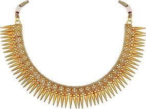 img 1 attached to Традиционные серьги-ожерелья Aheli Bollywood