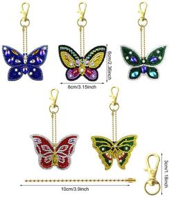 img 3 attached to Bskifnn Painting Keychain Beginners Butterfly