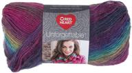 🌈 vibrant stained glass waves: red heart unforgettable yarn logo