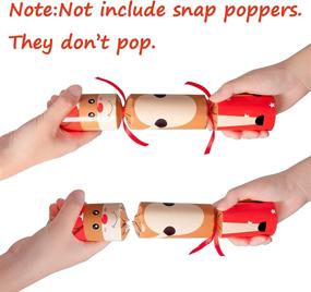 img 2 attached to Must-Have 8PCS Christmas No-snap Party Favors - Snowman Reindeer Nutcracker Penguin No-pop Holiday Supplies for Kids & Adults