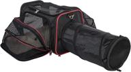 pet peppy expandable cat and small dog carrier - double the space for pets - ultimate travel bag - airline approved, with tunnel логотип