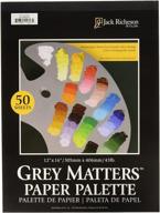 блок для мешковины jack richeson grey matters, 12 х 16 дюймов, 50 листов логотип