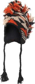 img 4 attached to 👑 The Royal Collection: Mohawk Woolen Lined Beanie with Ear Flap Hat