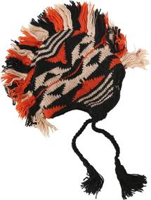 img 1 attached to 👑 The Royal Collection: Mohawk Woolen Lined Beanie with Ear Flap Hat