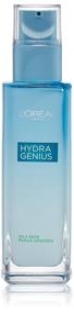 img 4 attached to Увлажняющее средство для лица L'Oreal Paris Skincare Hydra Genius: безмасляный крем для нормальной и жирной кожи с гиалуроновой кислотой и алоэ водой, 3.04 жидк. унц.