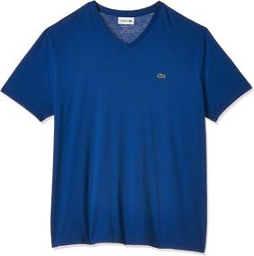 img 4 attached to 👕 Lacoste Sleeve V Neck Cotton T Shirt: Premium Men's Clothing for T-Shirts & Tanks