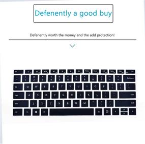 img 1 attached to 🔒 MUBUY Клавиатурный чехол для Microsoft Surface Pro 7/6/5/4 - Премиум ультратонкий защитный кожух, US раскладка (черный)