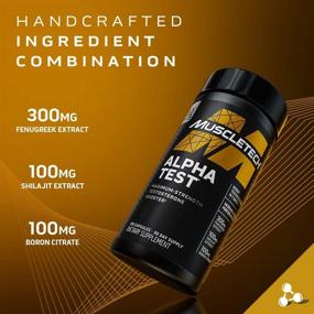 img 1 attached to MuscleTech AlphaTest: Max-Strength Testosterone Booster for Men with Tribulus Terrestris & Boron, 120 Pills (Package May Vary)