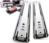 📦 aolisheng industrial drawer slides - heavy duty 20 inch, 250 lb load capacity, full extension ball bearing drawer runners, 3 section drawer slide rails, side mount 1-pair logo