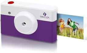 img 4 attached to Minolta Instapix 2-in-1 Digital Camera with Instant Print & Bluetooth Printer