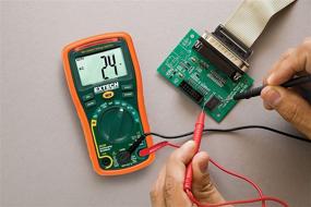 img 1 attached to 🔦 Extech EX330 Mini Multimeter: NCV, Type K Temperature | Orange & Green