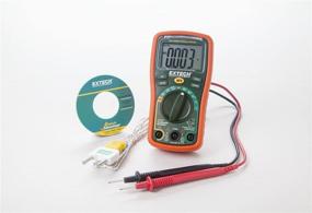 img 2 attached to 🔦 Extech EX330 Mini Multimeter: NCV, Type K Temperature | Orange & Green