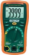 🔦 extech ex330 mini multimeter: ncv, type k temperature | orange & green logo