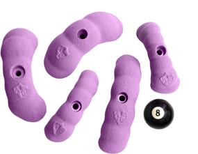 img 1 attached to Atxarte Worms Climbing Holds Purple Outdoor Recreation