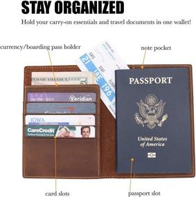 img 2 attached to Introducing the Ultimate Leather Passport Blocking: Trusted Security for Travelers