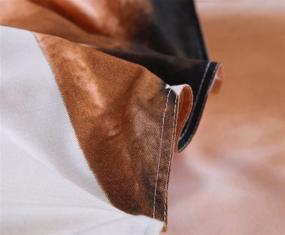 img 1 attached to 🐎 Набор постельного белья Wowelife Galloping Horse Full - 4-х частный полиэстерный 3D набор с постельным чехлом, простыней и наволочками