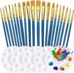 brushes palettes painting watercolor birthday logo