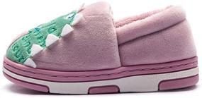 img 2 attached to 🧦 Warm and Cozy BODATU Girls Boys Slippers for Winter Indoor Comfort