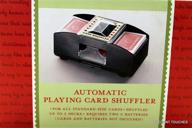 efficient chh 2 deck card shuffler (#2609), in sleek black logo