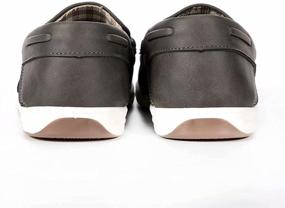img 2 attached to Мокасины для мальчиков - ЧЕРРИ ПОПО Черные 05: Комфортная и удобная обувь для повседневной носки