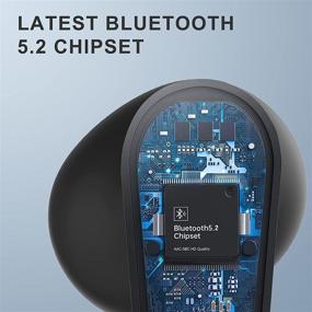 img 3 attached to Ultimate Беспроводные наушники: Bluetooth наушники с 40 часами воспроизведения, микрофоном, глубоким басом и водонепроницаемым дизайном для iPhone/Android/Samsung