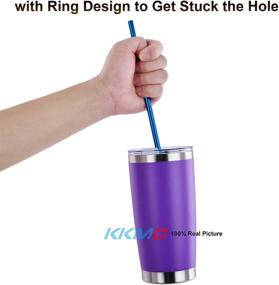 img 1 attached to KKMO Stainless Reusable Drinking Cleaning