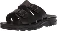 barnabas molded mens sandals black - premium comfort and style for men logo