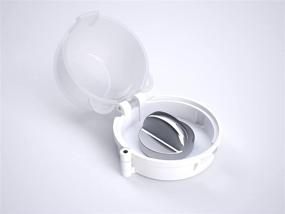 img 2 attached to 🚽 Luxe Bidet Neo 110, 120, and 185: Child-Proof 2-Piece Bidet Knob Cover Attachment for Your Luxe Neo Bidet