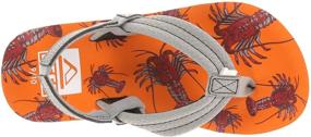 img 1 attached to Sandals for Boys: Reef Ahi Toddler Little Sailboats