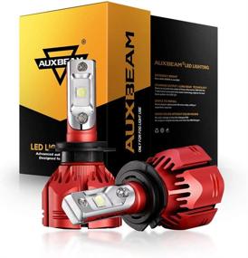 img 4 attached to Auxbeam Headlights Headlight Bulbs 7000Lm