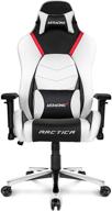 🎮 discover the ultimate comfort and precision of the akracing masters series premium gaming chair - featuring high backrest, recliner, swivel, tilt, rocker, and seat height adjustment mechanisms with 5/10 warranty! logo